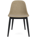 Harbour Wooden Base Side Chair - Black Oak / Beige Boucle