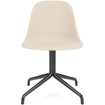 Harbour Upholstered Swivel Side Chair - Black / Logan Jasmine