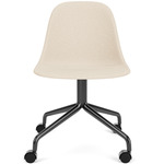 Harbour Side Dining Chair with Casters - Black / Logan Jasmine