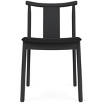Merkur Upholstered Seat Dining Chair - Black Oak / Sierra Black Leather