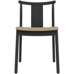 Merkur Upholstered Seat Dining Chair - Black Oak / Beige Boucle