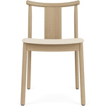 Merkur Upholstered Seat Dining Chair - Natural Oak / Logan Jasmine