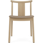 Merkur Upholstered Seat Dining Chair - Natural Oak / Logan Flint