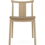 Merkur Upholstered Seat Dining Chair - Natural Oak / Sierra Stone Leather
