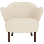 Ingeborg Lounge Chair - Dark Stained Oak / Logan Jasmine