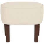 Ingeborg Footstool - Dark Stained Oak / Logan Jasmine