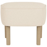 Ingeborg Footstool - Natural Oak / Logan Jasmine