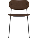 Co Upholstered Dining Chair - Black / Brown Boucle