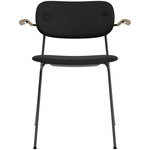 Co Upholstered Armchair - Black / Natural Oak / Sierra Black Leather