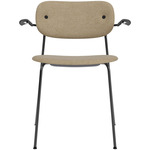 Co Upholstered Armchair - Black / Black Oak / Beige Boucle