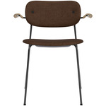 Co Upholstered Armchair - Black / Natural Oak / Brown Boucle