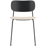 Co Upholstered Seat Dining Chair - Black / Black Oak / Logan Jasmin