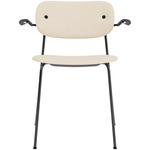 Co Upholstered Armchair - Black / Black Oak / Logan Jasmin