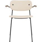Co Upholstered Armchair - Black / Natural Oak / Logan Jasmin