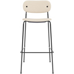 Co Upholstered Counter/Bar Chair - Black / Logan Jasmine