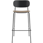 Co Upholstered Seat Counter/Bar Chair - Black Oak / Logan Flint