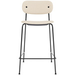 Co Upholstered Counter/Bar Chair - Black / Logan Jasmine