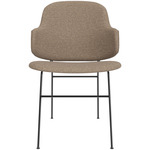 Penguin Fully Upholstered Dining Chair - Black / Logan Flint