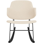 Penguin Fully Upholstered Rocking Chair - Black / Logan Jasmine