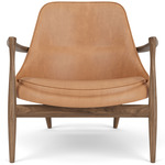 Elizabeth Lounge Chair - Walnut / Dunes Camel Leather