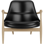 Elizabeth Lounge Chair - Natural Oak / Black