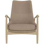 The Seal Lounge Chair - Oak / Flint Logan