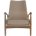 The Seal Lounge Chair - Walnut / Flint Logan