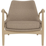 The Seal Lounge Chair - Oak / Flint Logan
