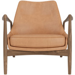 The Seal Lounge Chair - Walnut / Dunes Camel Leather