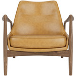 The Seal Lounge Chair - Walnut / Cognac