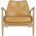 The Seal Lounge Chair - Oak / Cognac