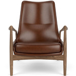 The Seal Lounge Chair - Walnut / Brown