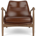 The Seal Lounge Chair - Walnut / Brown