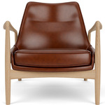 The Seal Lounge Chair - Oak / Brown