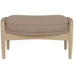 Seal Ottoman - Natural Oak / Logan Flint