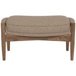Seal Ottoman - Walnut / Logan Flint