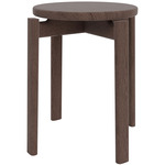 Passage Stool - Dark Stained Oak