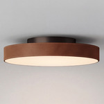 Discus Ceiling Light - Brown / Cognac Leather