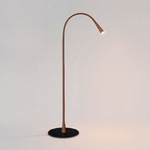 Flexiled Floor Lamp - Brown / Cognac Leather