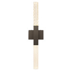 Mikado Solo Wall Sconce - Bronze / Crystal