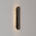 Contour Wall Sconce - Antique Bronze / Clear Kiln Glass