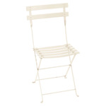 Bistro Folding Chair Set of 2 - Latte Beige