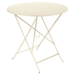 Bistro Round Folding Table - Latte Beige