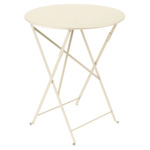 Bistro Round Folding Table - Latte Beige