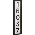 Address LED Outdoor Wall Light - Textured Black