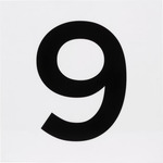 Address Square Light Tile - White
