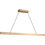 Aro Color-Select Linear Chandelier - Satin Brass