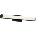 Cavitt Color-Select Bathroom Vanity Light - Midnight Black / White