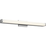 Cavitt Color-Select Bathroom Vanity Light - Chrome / White