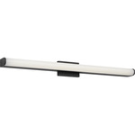 Cavitt Color-Select Bathroom Vanity Light - Midnight Black / White